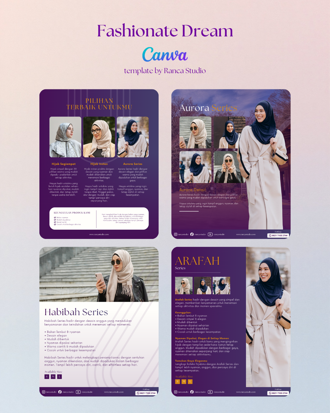 Passionate Dream — Fashion Brand Canva Template - Gambar 4