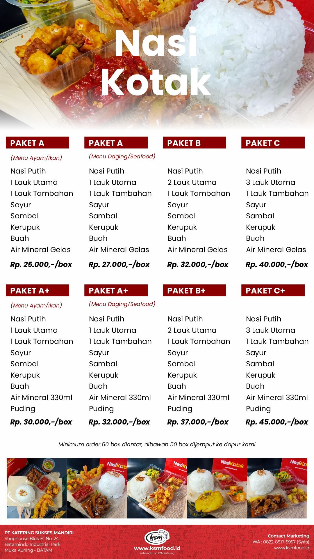 3.0 KSM Paket Nasi Kotak