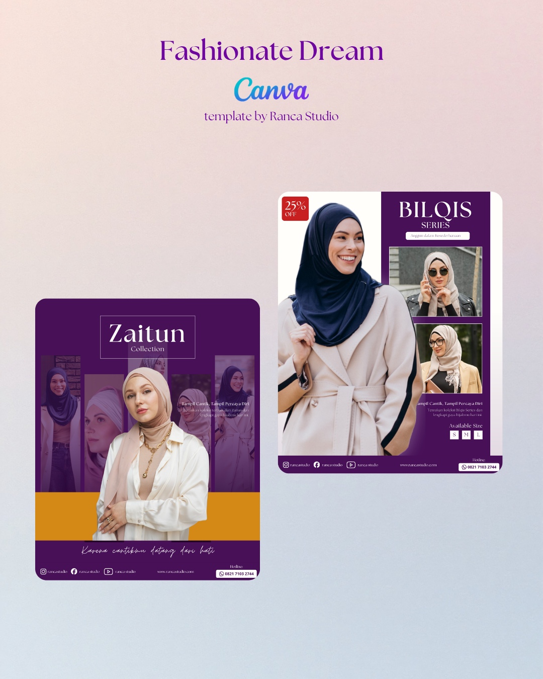 Passionate Dream — Fashion Brand Canva Template - Gambar 5