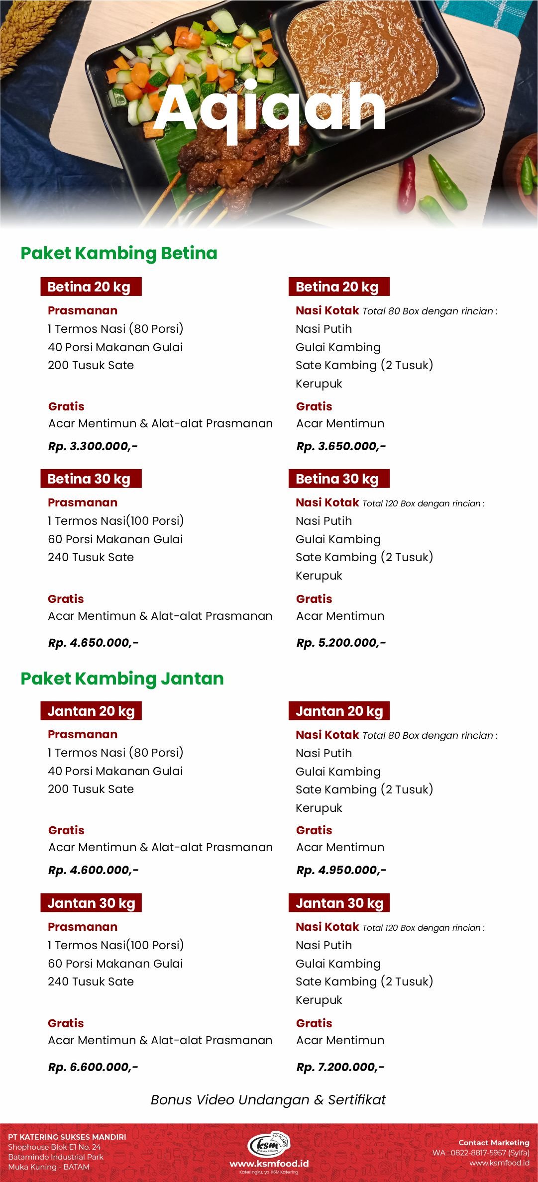 4.0 KSM Paket Aqiqah