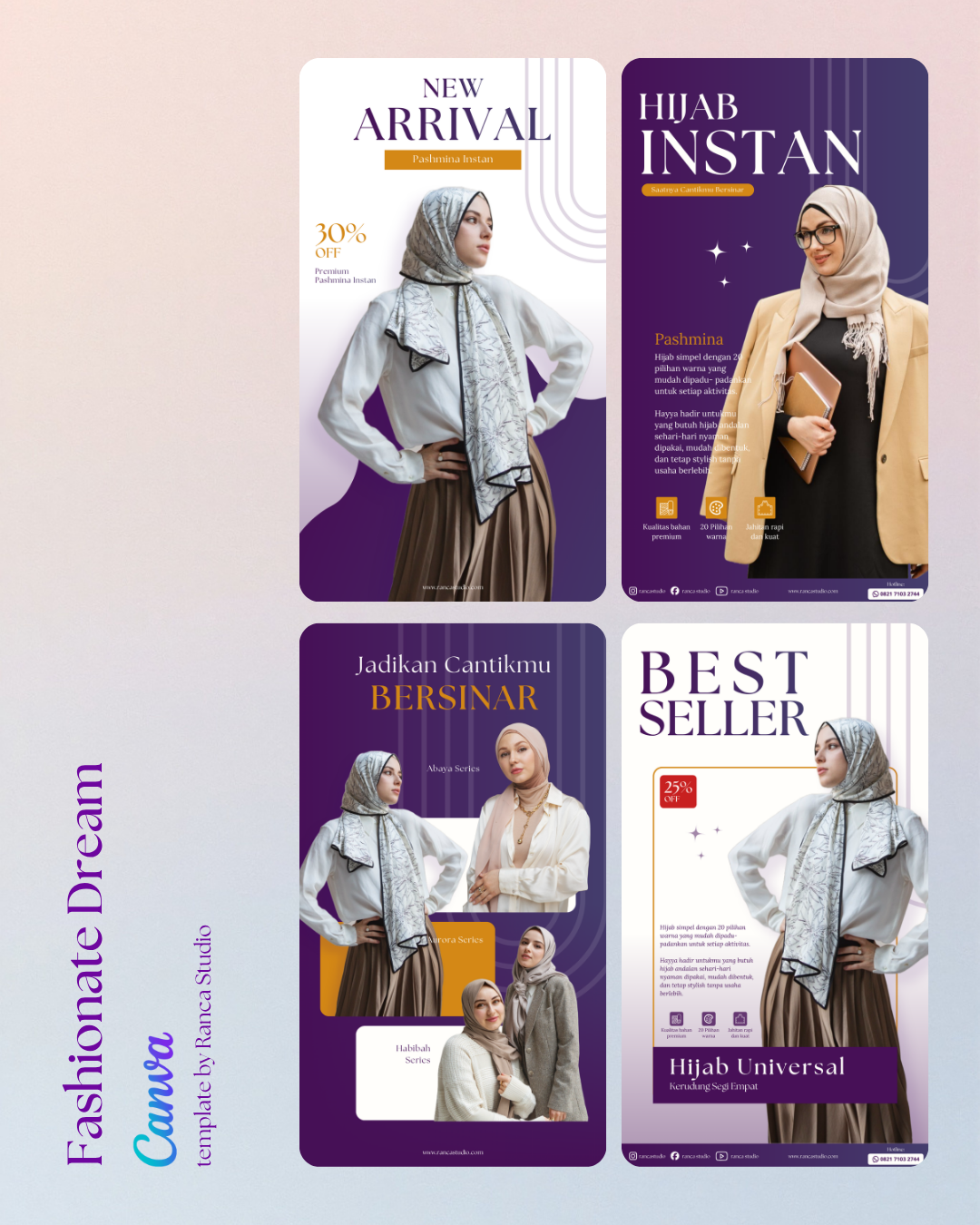 Passionate Dream — Fashion Brand Canva Template - Gambar 6
