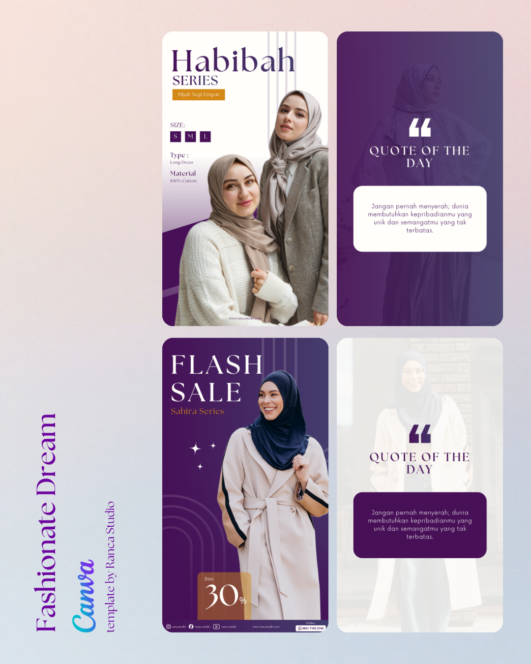 Passionate Dream — Fashion Brand Canva Template - Gambar 7