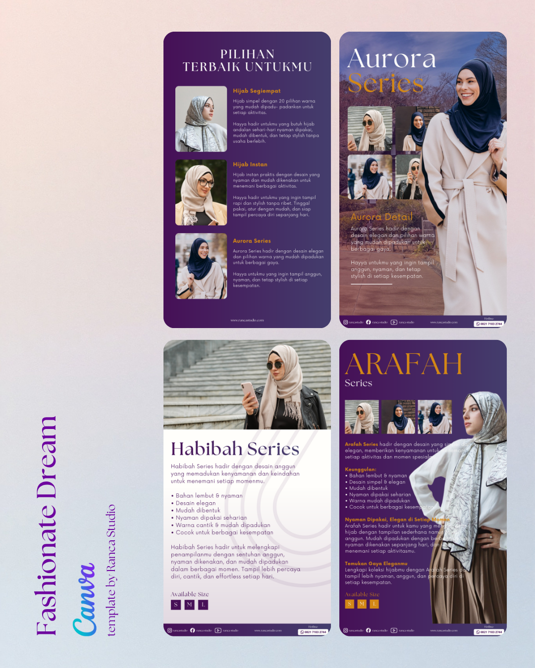 Passionate Dream — Fashion Brand Canva Template - Gambar 8